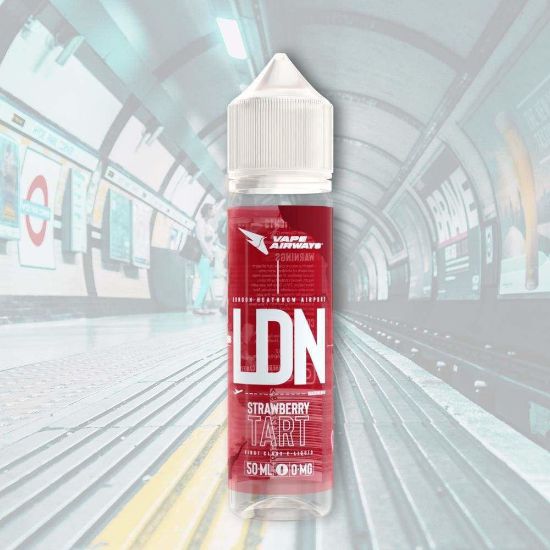 Picture of Airways Ldn Strawberry Tart 70/30 0mg 60ml