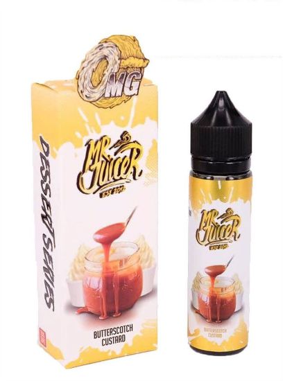 Picture of Mr Juicer Butterscotch Custard Dessert Series 70/30 0mg 60ml