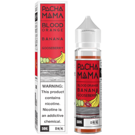 Picture of Pacha Mama Blood Orange Banana Gooseberry 70/30 50ml