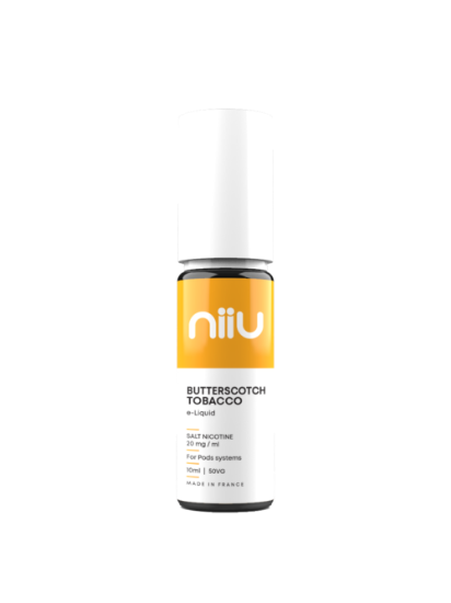 Picture of Niiu Salts Butterscotch Tobacco 10ml 10mg