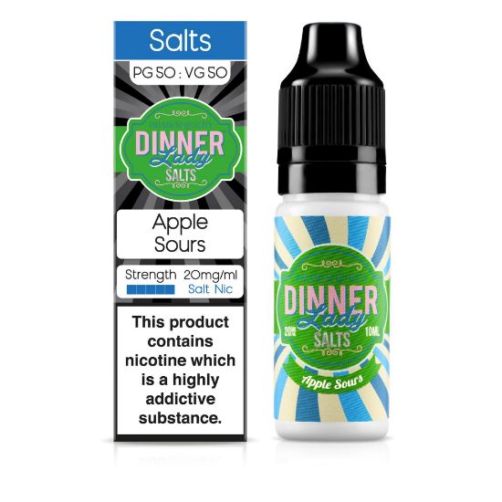 Picture of Dinner Lady Salts Apple Sours 50/50 20mg 10ml